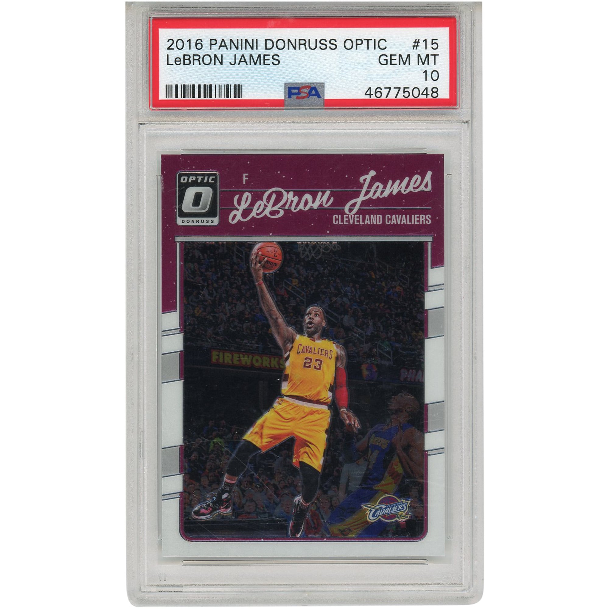 Cleveland Cavaliers LeBron James 2016 Panini Donruss Optic #15 