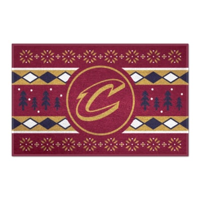 Cleveland Cavaliers Logo Brands 19" x 30" Holiday Sweater Starter Mat