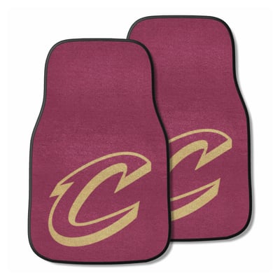 Cleveland Cavaliers Logo Brands Two-Piece Carpet Car Mat Set
