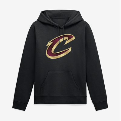 Cleveland Cavaliers Big & Tall Metallic Mascot Hoodie - Black