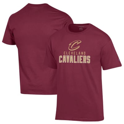 Cleveland Cavaliers Champion Jersey Cotton T-Shirt - Wine
