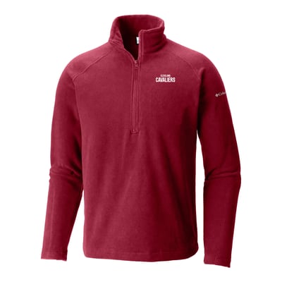 Cleveland Cavaliers Columbia Everest Ridge Raglan Half-Zip Fleece Pullover - Wine