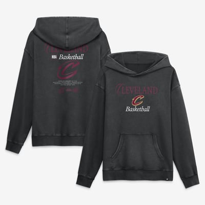  Cleveland Cavaliers Fanatics Balanced Attack Washed Hoodie - Black