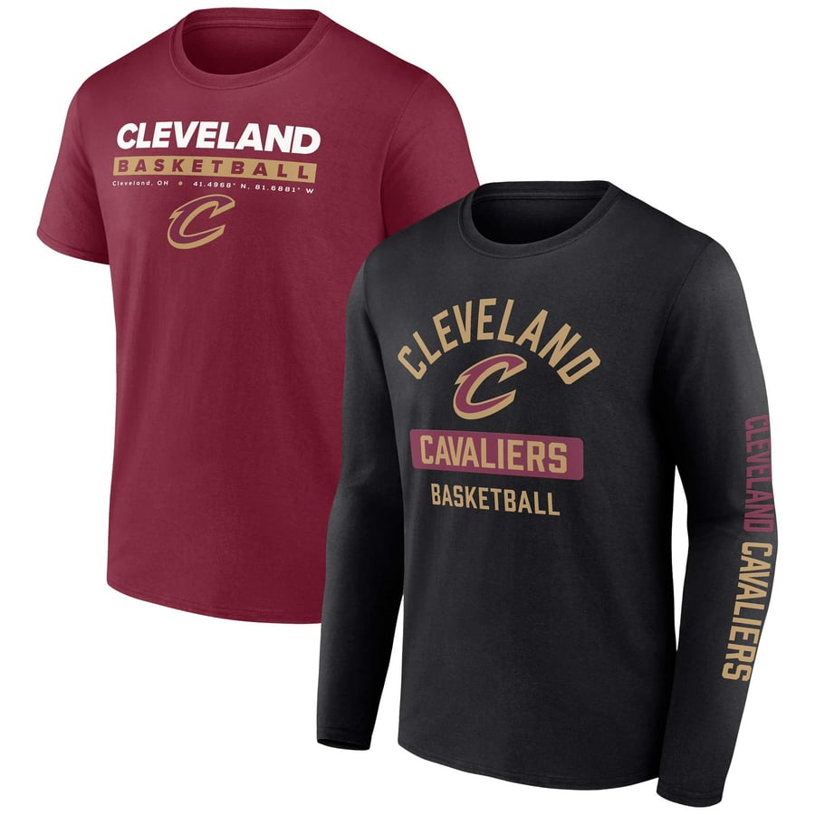 Cleveland Cavaliers Fanatics Two-Pack Just Net Combo Set - Wine/Black
