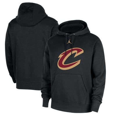  Cleveland Cavaliers Jordan Brand Statement Edition Club Fleece Hoodie - Black