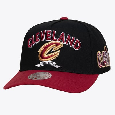 Cleveland Cavaliers Mitchell & Ness True Legacy Pro Adjustable Hat - Black