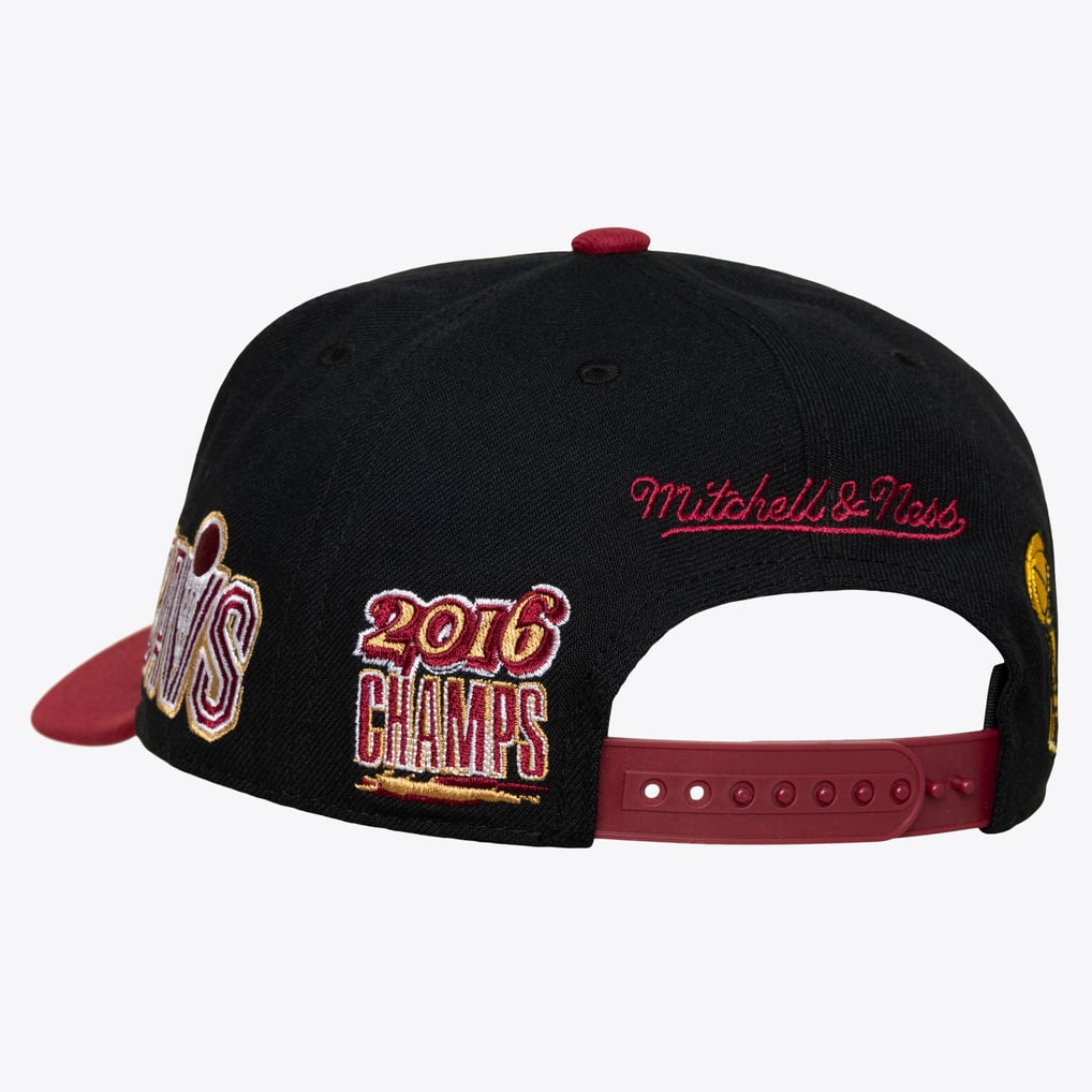 Men's Cleveland Cavaliers Mitchell & Ness Black True Legacy Pro ...