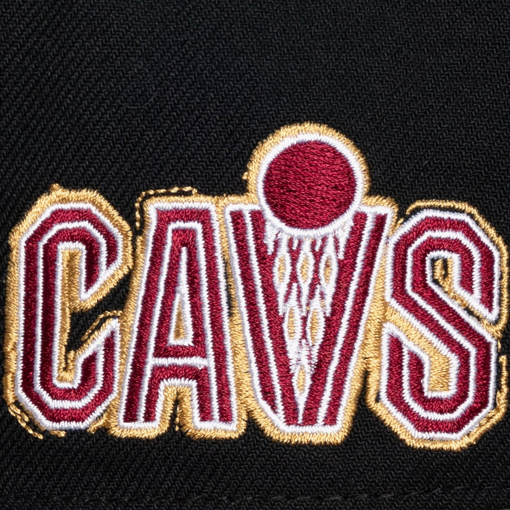 Men's Cleveland Cavaliers Mitchell & Ness Black True Legacy Pro ...