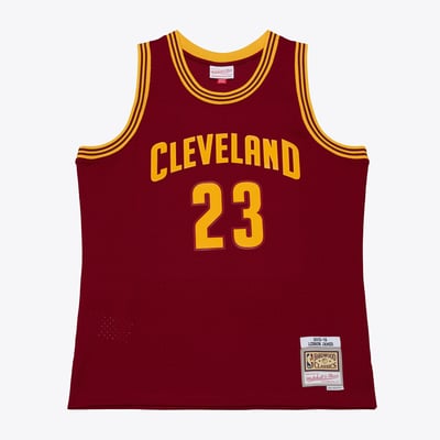LeBron James Cleveland Cavaliers Mitchell & Ness 2015-16 Swingman Jersey - Wine