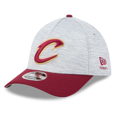  Cleveland Cavaliers New Era 39THIRTY M-Crown Tech Stretch Hat - Gray