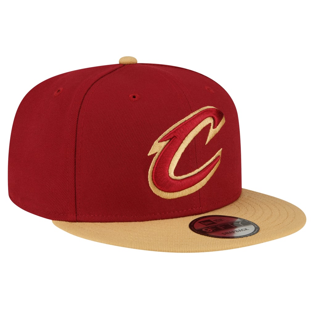 Men's Cleveland Cavaliers New Era Wine/Gold Official Team Color 2Tone ...