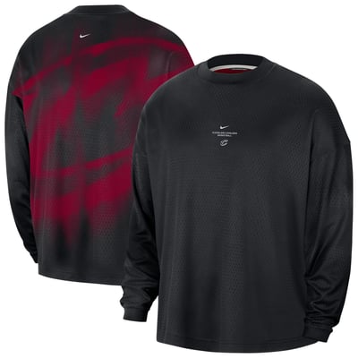 Cleveland Cavaliers Nike 2026 Standard Issue Pre-Game Performance Long Sleeve T-Shirt - Black