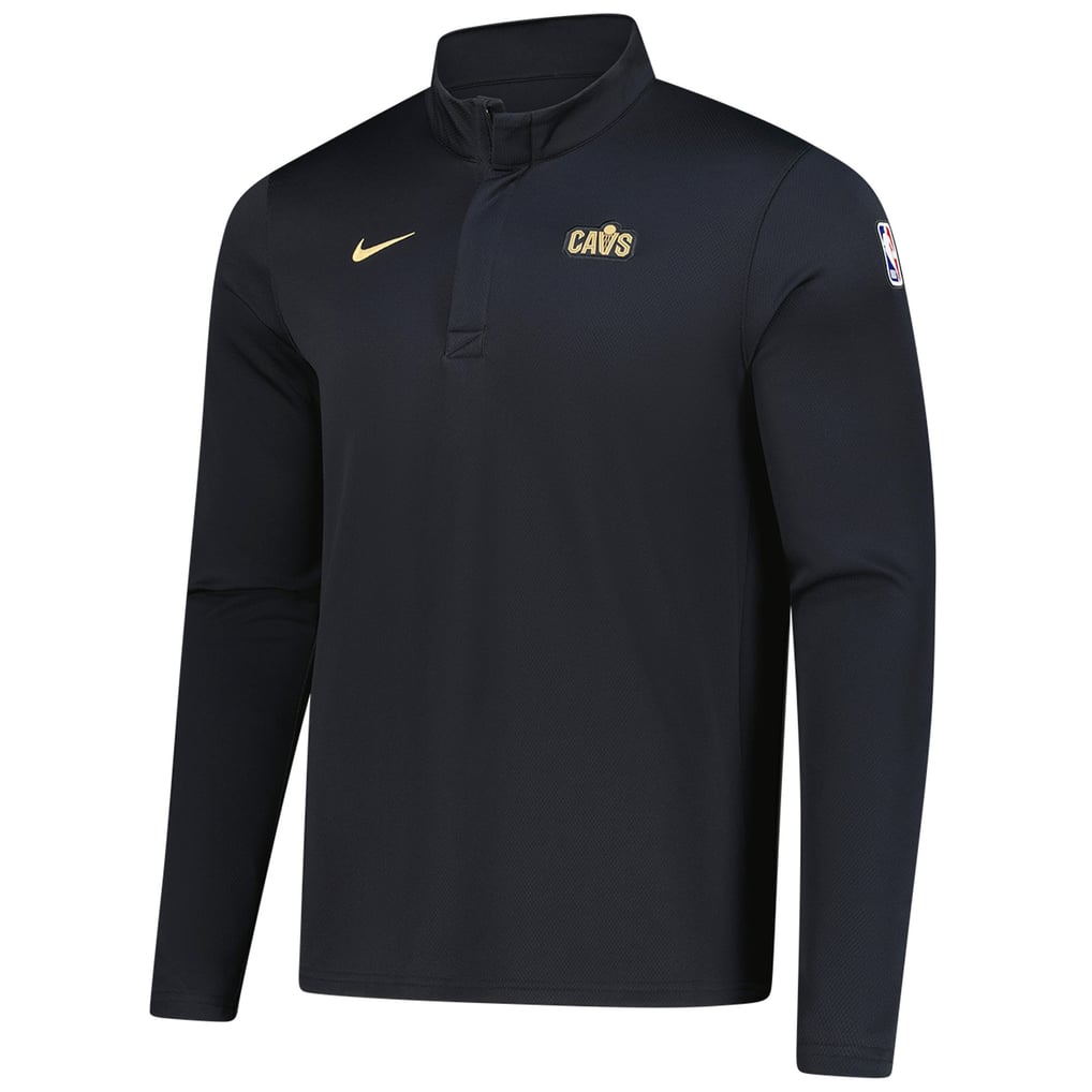 Cleveland Cavaliers Nike Authentic Coaches Quarter-Zip Dri-FIT Top - Black