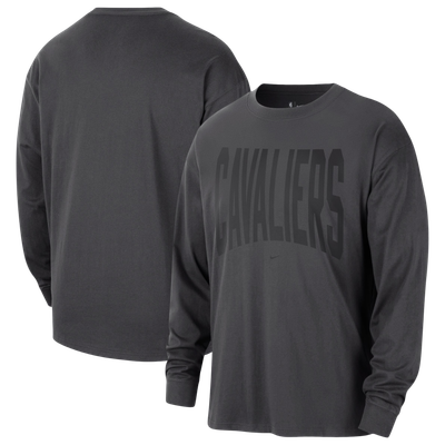 Cleveland Cavaliers Nike 2026 Standard Issue Travel Long Sleeve T-Shirt - Charcoal