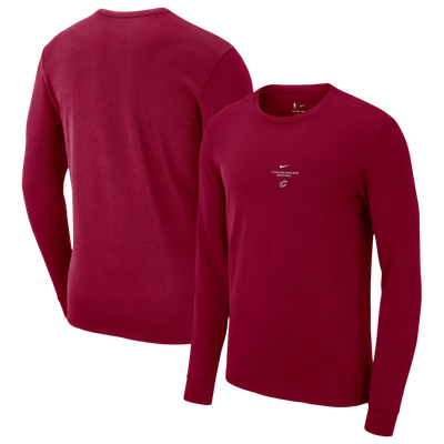 Cleveland Cavaliers Nike 2026 Standard Issue Practice Long Sleeve T-Shirt - Wine