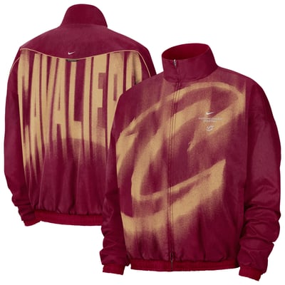 Cleveland Cavaliers Nike 2026/27 Standard Issue On-Court Game Theater Loud Full-Zip Jacket - Wine