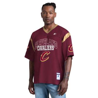 Cleveland Cavaliers Starter Game Day V-Neck T-Shirt - Wine