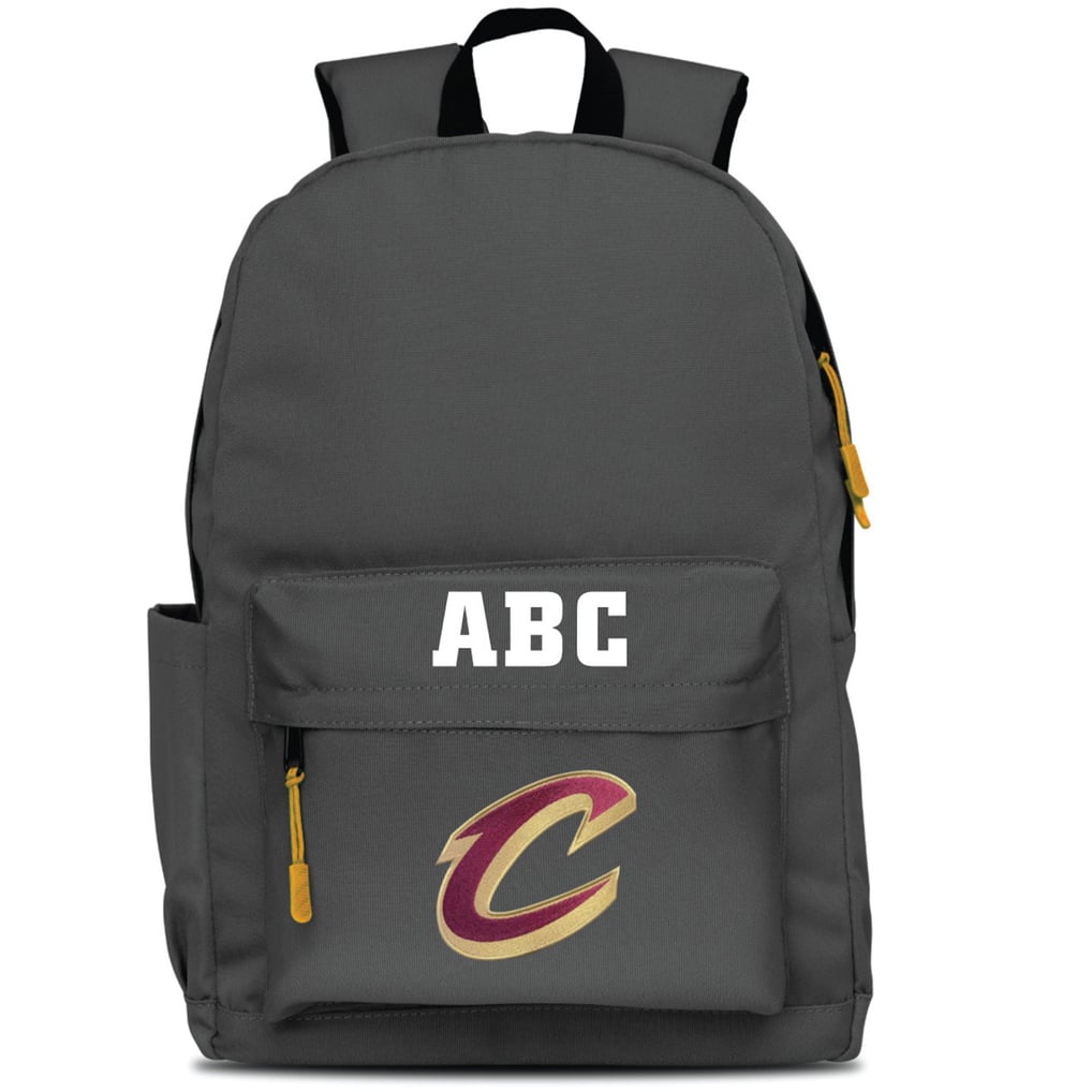 Cleveland Cavaliers MOJO Personalized Campus Laptop Backpack - Gray
