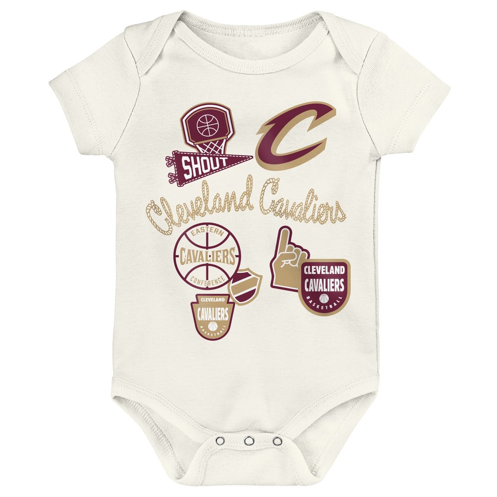 Cleveland Cavaliers Outerstuff Newborn Three-Pack Littlest Player Bodysuit Set