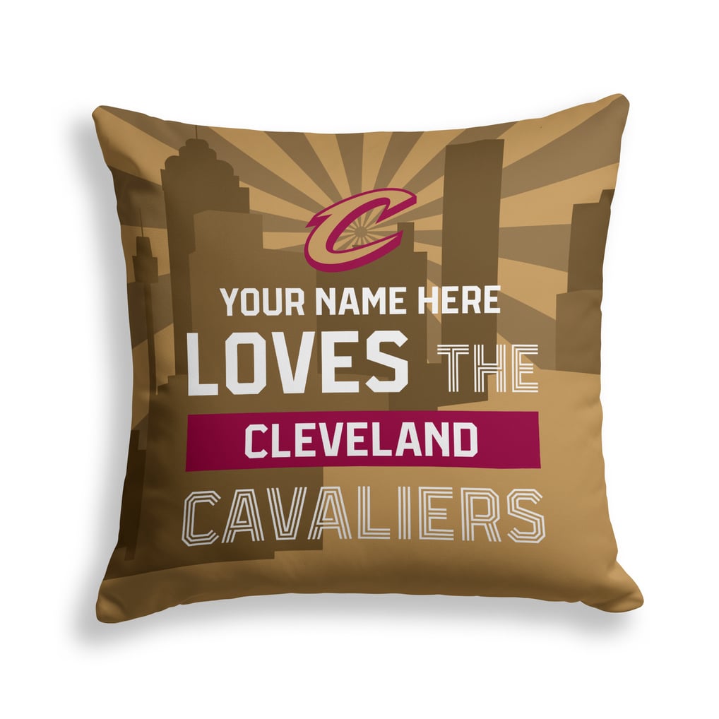 Cleveland Cavaliers Pegasus 18" x 18" City Skyline Personalized Decor Pillow