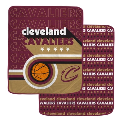Cleveland Cavaliers Pegasus Retro Baller Double-Sided 60" x 70" Ultra Cozy Blanket