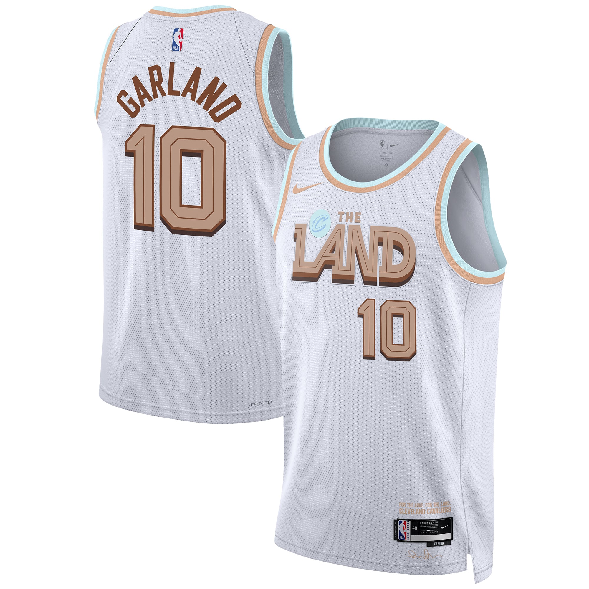 Unisex Cleveland Cavaliers Darius Garland Nike White 2022/23