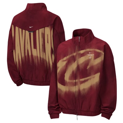  Cleveland Cavaliers Nike Youth 2026/27 Standard Issue On-Court Authentic Game Full-Zip Jacket - Wine
