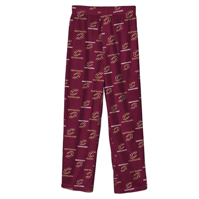 Cleveland Cavaliers Outerstuff Youth Printed Pajama Pants - Wine
