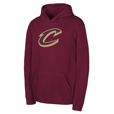Cleveland Cavaliers Youth Primary Logo Pullover Hoodie - Wine