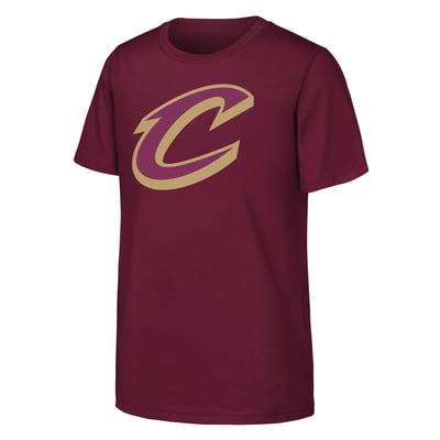 Cleveland Cavaliers Youth Primary Logo T-Shirt - Wine