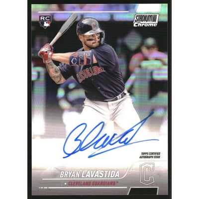 2022 Stadium Club Chrome Autographs #SCCUABLA Bryan Lavastida