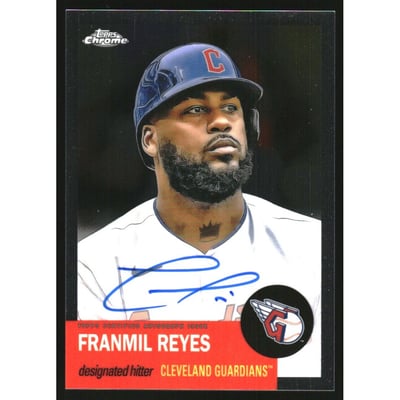 2022 Topps Chrome Platinum Anniversary Autographs #CPAFR Franmil Reyes