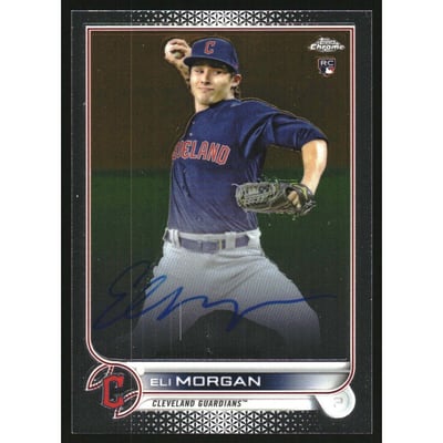 2022 Topps Chrome Rookie Autographs #RAEM Eli Morgan