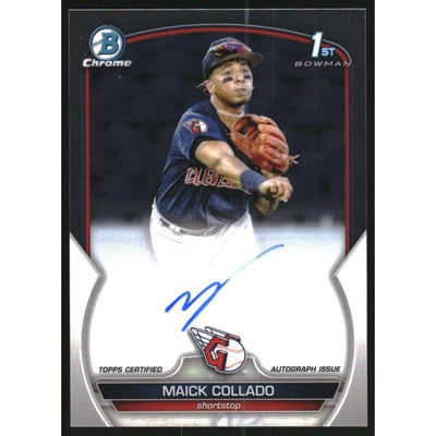 2023 Bowman Chrome Prospect Autographs #CPAMCO Maick Collado