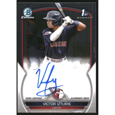 2023 Bowman Chrome Prospect Autographs #CPAVI Victor Izturis
