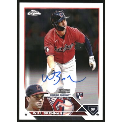 2023 Topps Chrome Rookie Autographs #RAWBR Will Brennan