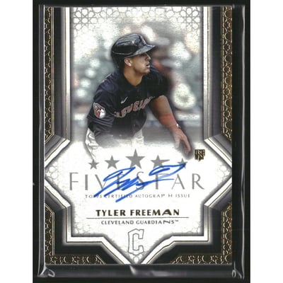 2023 Topps Five Star Autographs #FSATF Tyler Freeman RC