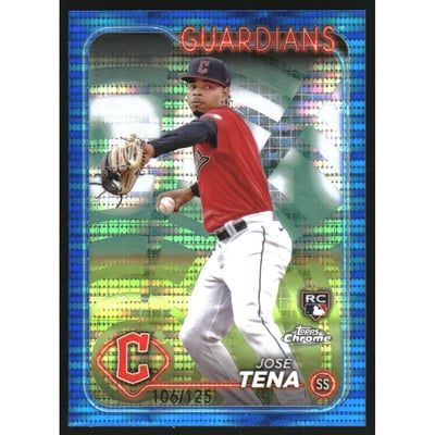 2024 Topps Chrome Blue Sonar Refractors #29 Jose Tena