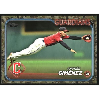 2024 Topps Memorial Day Camo #289 Andres Gimenez