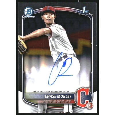 2025 Bowman Chrome Prospect Autographs #CPACMY Chase Mobley