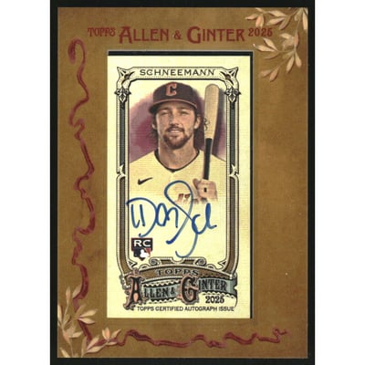 2025 Topps Allen and Ginter Framed Mini Autographs #MADS1 Daniel Schneemann