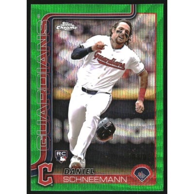 2025 Topps Chrome Green Wave Refractors #43 Daniel Schneemann