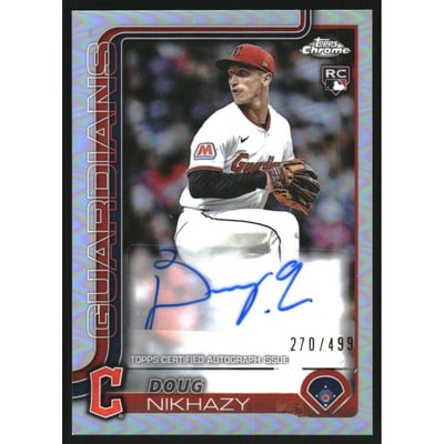 2025 Topps Chrome Update Autographs Refractors #ACDN Doug Nikhazy