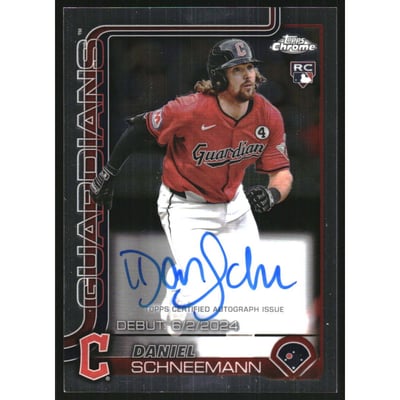 2025 Topps Chrome Update Rookie Debut Autographs #CRDADS Daniel Schneemann