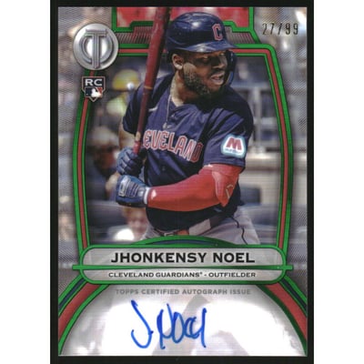 2025 Topps Tribute Autographs Green #TAJN Jhonkensy Noel