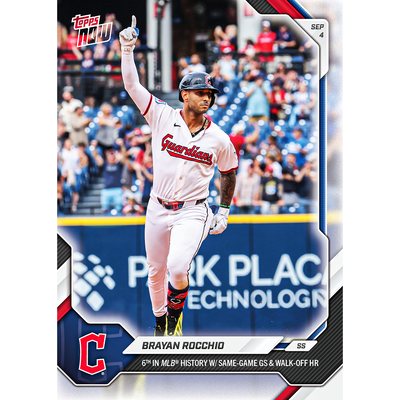 Brayan Rocchio - 2026 MLB Topps NOW® - Card 633