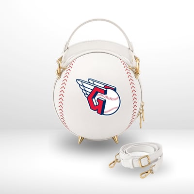 Cleveland Guardians by Jill Martin Baseball Crossbody Fan Bag