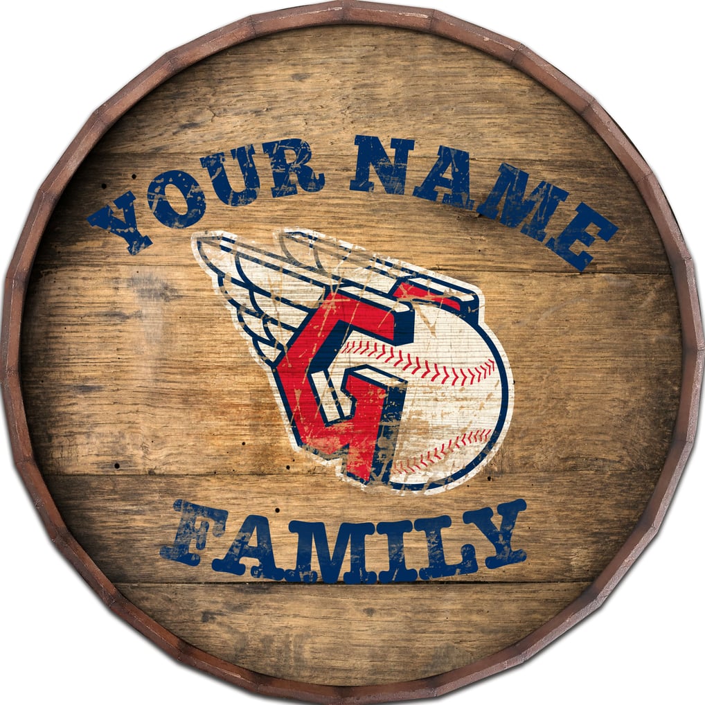 Cleveland Guardians 24" Personalized Barrel Top