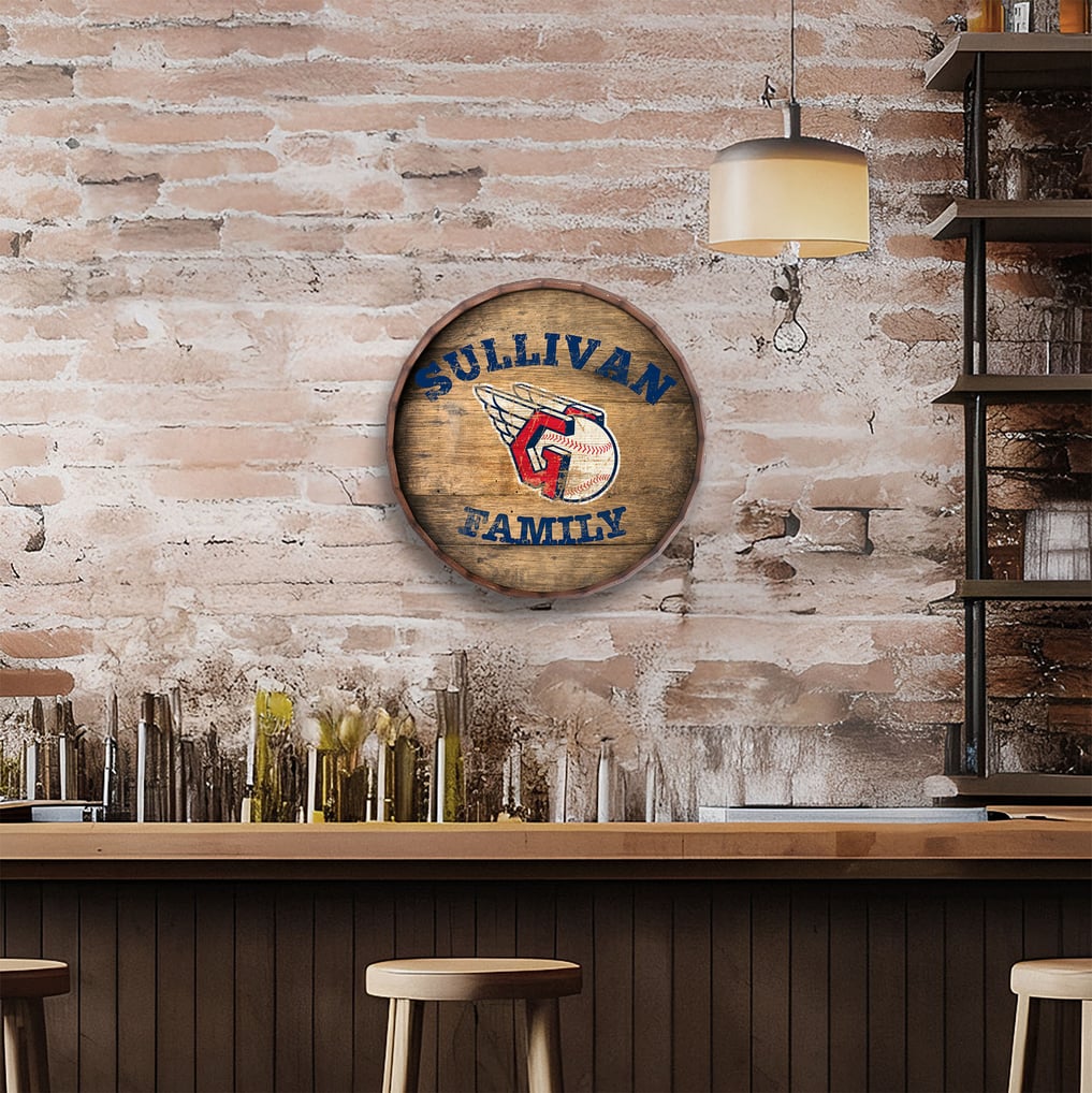 Cleveland Guardians 24" Personalized Barrel Top