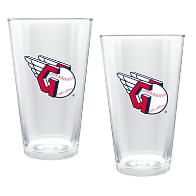 Cleveland Guardians Two-Piece 16oz. Double Play Pint Glass Set